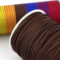 Sznurek sutasz metalizowany 3mm FX brown chocolate [szpula 50m]