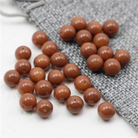 Koralik szklany kula kasztanowa 8mm