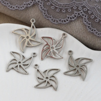 Zawieszka wiatrak stal szlachetna 21x19mm