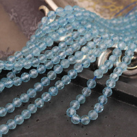 Topaz błękitny kula fasetowana 5mm