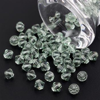 Czeskie Bicone 6mm zielone [6szt]