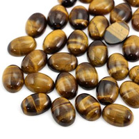 Kaboszon tygrysie oko owal 18x13mm