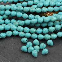 Howlit turkusowy kropla 10x8mm