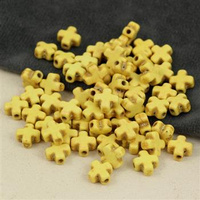 Howlit żółty krzyżyk 8mm