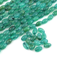 Agat wężowy zielony oliwka gładka 12x8mm IIgat