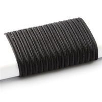 Sznurek sutasz wiskoza Pega 3mm czarny [1 metr]