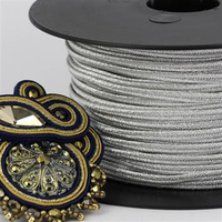 Sznurek sutasz ITALY 3mm stainless metallic [1metr]