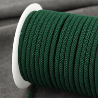 Sznurek pleciony zielony 3mm [1 metr]