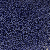 Miyuki Delica 11/0 Metallic Dark Grey-Blue Matted [5g]