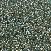 Miyuki Delica 11/0 Fancy Lined Blue Silver [5g]