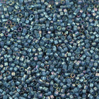 Miyuki Delica 11/0 Fancy Lined Teal Dark Blue [5g]