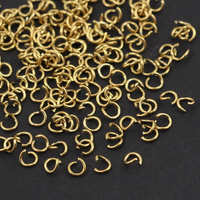 Ogniwo otwarte pozłacane stal szlachetna 3,5x0,6mm [50szt]