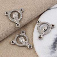 Łącznik medalik do różańca stal szlachetna 18x16mm