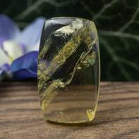 Kaboszon kwarc cytrynowy 31x18x5mm    