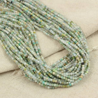 Amazonit kostka fasetowana 2,5mm [sznur 39cm]