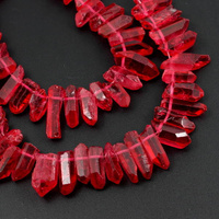 Kwarc malinowy sopel 20-28mm