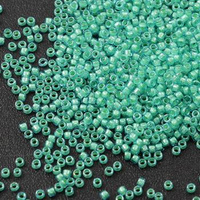 Toho Round 15/0 Inside-Color Aqua/LT Jonquil Lined [5g]