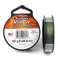 Beadalon Wildfire nić żyłkowa Green 0,20mm / 46m