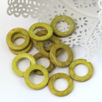 Drewno kokosowe krążek limonkowy 20mm