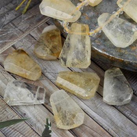 Cytryn zawieszka trapez 28x20mm