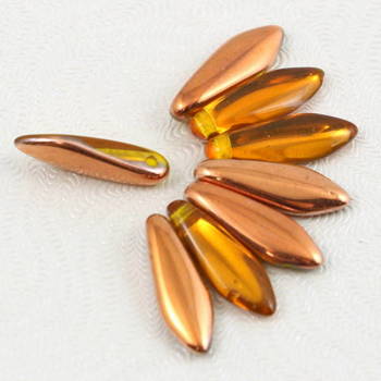Dagger Amber Capri Gold 5x16mm [10szt]
