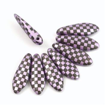 Dagger Pastel Laser Lilac/Jet 5x16mm [10szt]