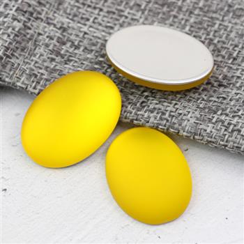 Kaboszon Lunasoft owal lemon 25x18mm