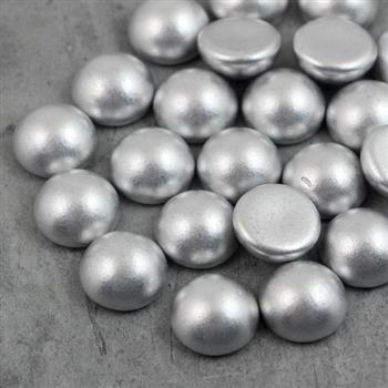 Kaboszon szklany Aluminium Silver 12mm