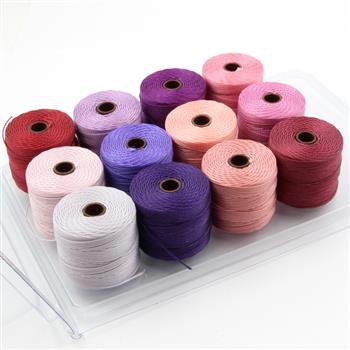 Nici nylonowe S-Lon bead cord SPRING MIX 0,5mm/70m [12szt]