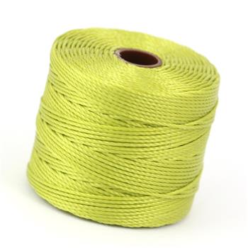 Nici nylonowe S-Lon heavy twist bead/mac cord CHARTREUSE 0,5mm/70m [szpula]