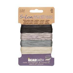 Nici nylonowe S-Lon heavy twist bead/mac cord COOL 0,5mm [4x9,1m]