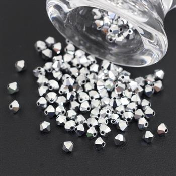 Preciosa Bicone Bead Rondelle Crystal Labrador Full 4mm [20szt]