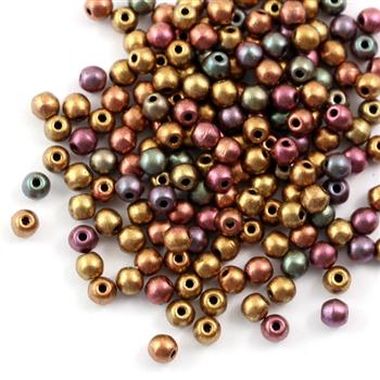 Round Beads Ancient Gold 3mm [50szt]