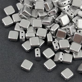 Square 6x6mm Aluminium Silver [10szt]