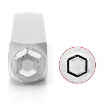 Stempel do metalu Impress Hexagon 6mm