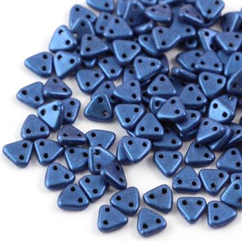 Triangle 6mm Metallic Suede Blue [40szt]