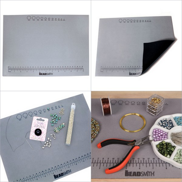 Antypoślizgowa mata do koralikowania Beadsmith 35x28cm AKCESORIA I