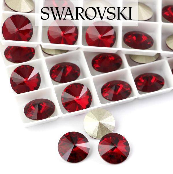 1122 Swarovski Rivoli 12mm Siam [2szt]