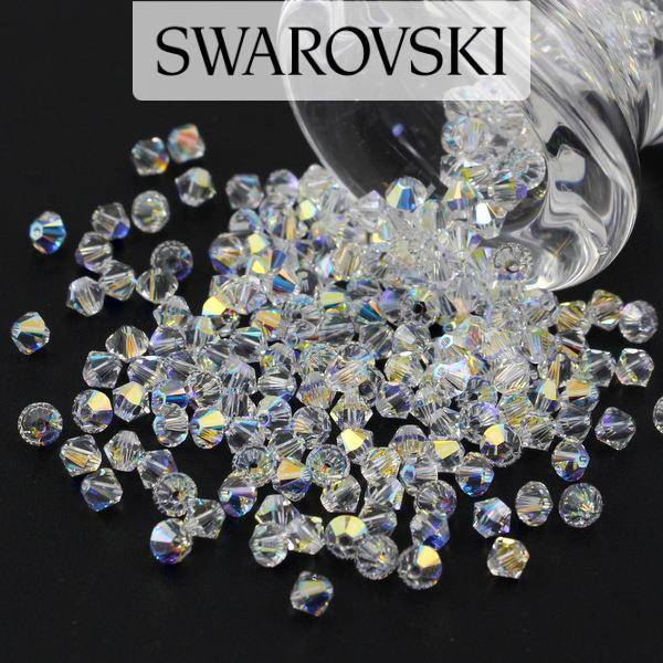 5328 Swarovski Xilion Bead 4mm Crystal AB [6szt]