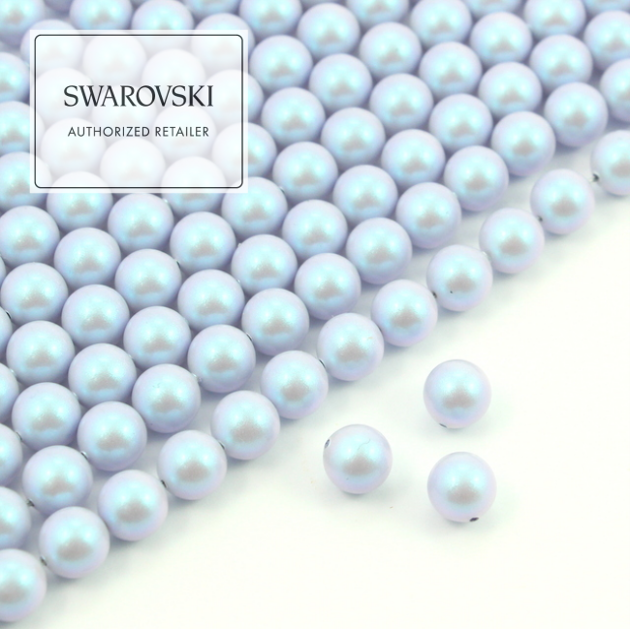 5810 Swarovski Crystal Iridescent Dreamy Blue Pearl 4mm [10szt]
