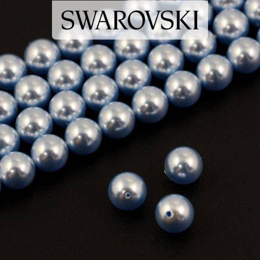5810 Swarovski Crystal Pearl Light Blue 8mm [4szt]