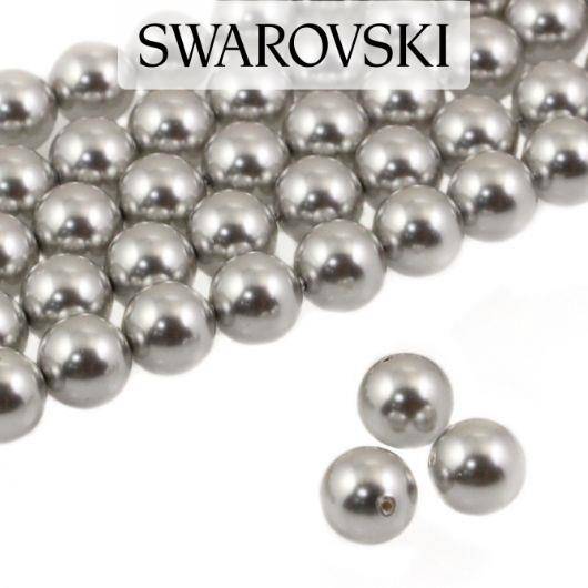 5810 Swarovski Crystal Pearl Light Grey 6mm [6szt]