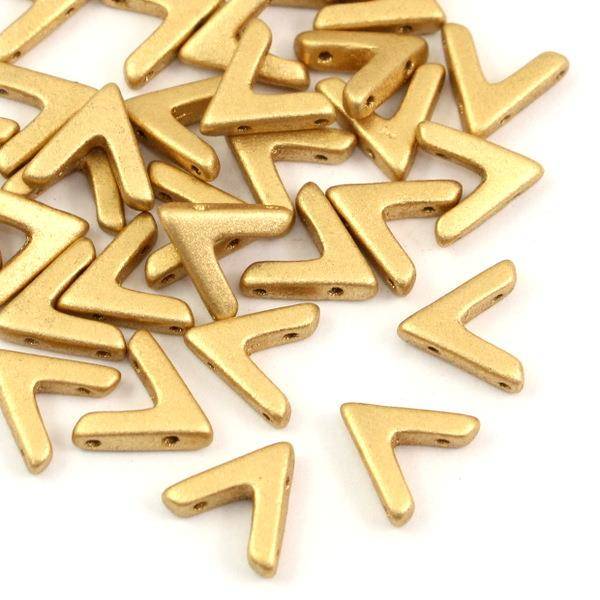 AVA Beads Aztec Gold 10x4mm [4szt]