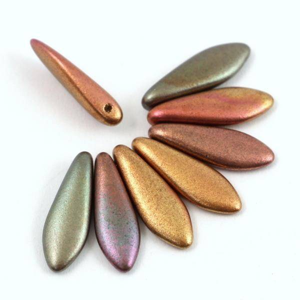 Dagger Metallic Purple Iris Gold 5x16mm [10szt]