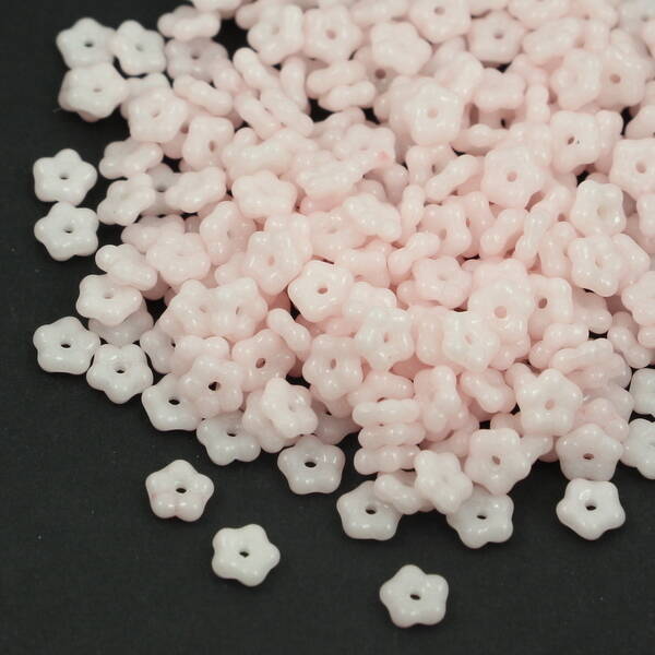 Forget me not Beads Milky Pink 5mm [50szt]
