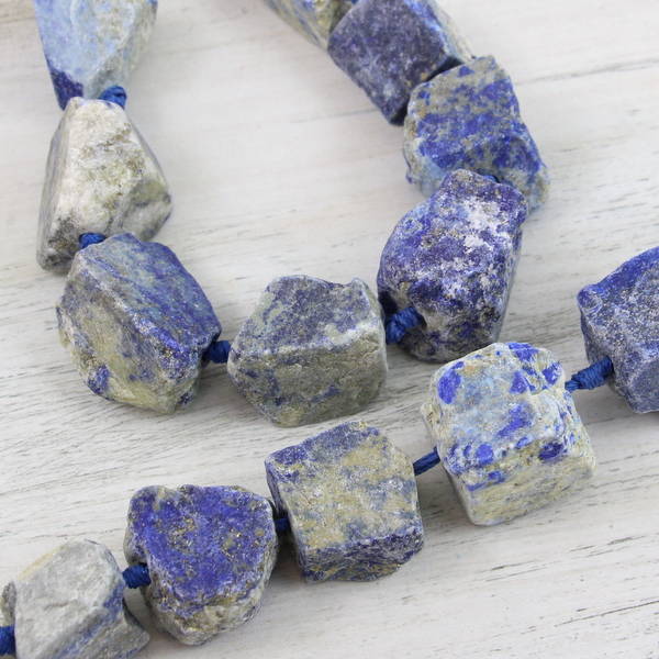 Lapis lazuli z pirytem surowa bryłka 20-30mm