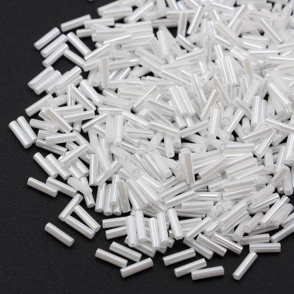 Miyuki Bugle #2 White Ceylon 6mm [5g]