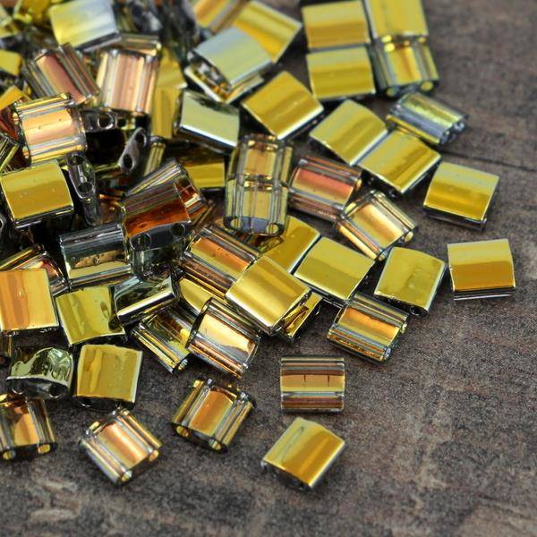 Miyuki Tila Beads 5x5x1,9mm Crystal Marea [30szt]