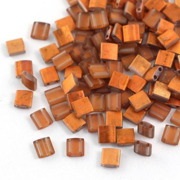 Miyuki Tila Beads 5x5x1,9mm Crystal Sunset Matted [30szt]