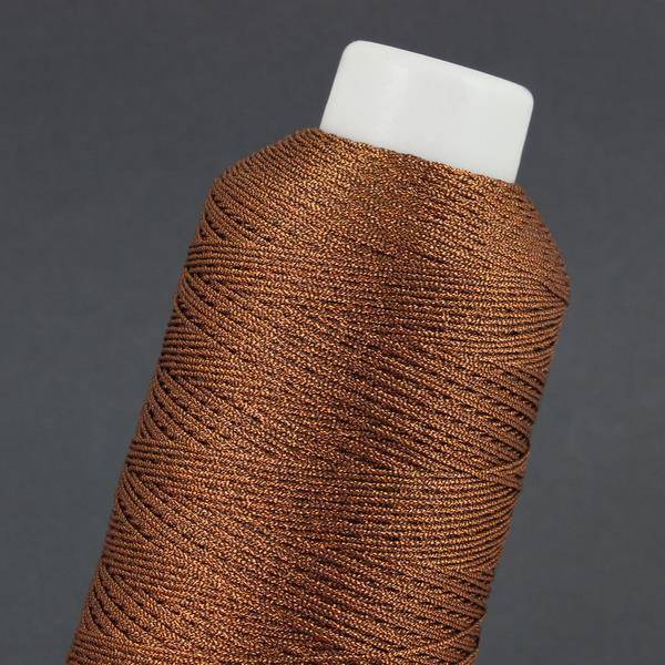 Nici metalizowane 0,6mm/12splot DARK COPPER [1metr]